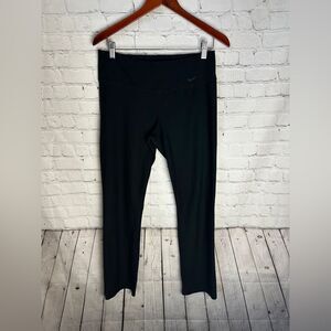 Nike Jet Black Active Leggings Large